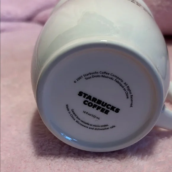 NWOT Starbucks White Coffee Mug - Picture 6 of 6
